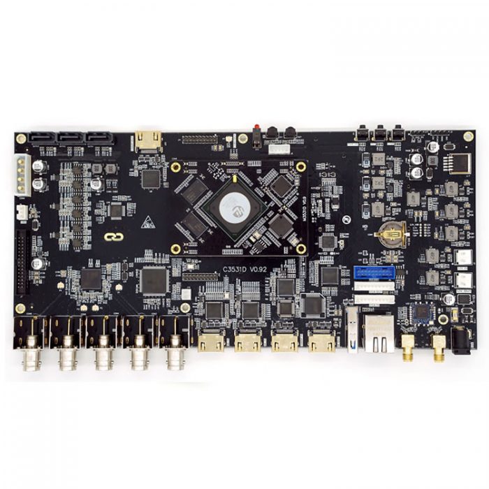 Internet TV head SDI h265 h264 hevc encoder mainboard HI3531D and it supports hevc hardware transcoder development board - Image 2