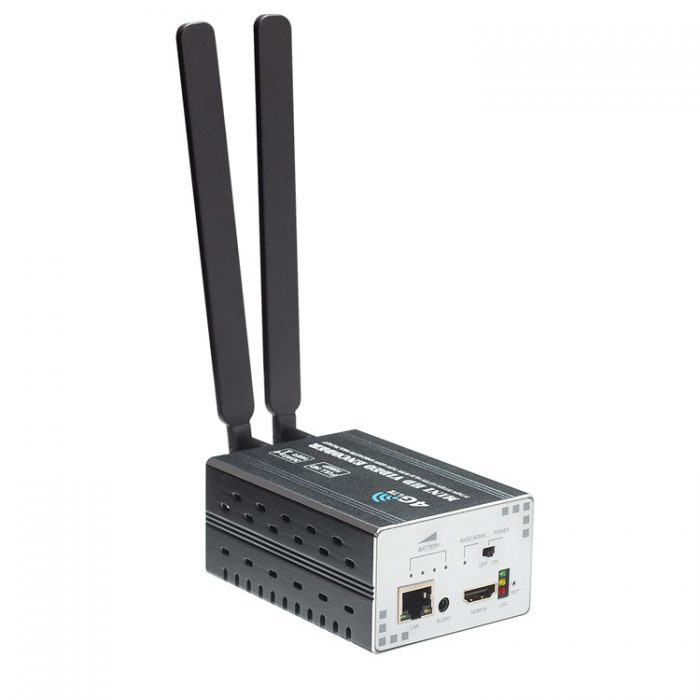 4G TD-LTE Camera top HEVC video encoder hardware E8 and 4G HDMI Camera top H.265 video codec support Wowza RTMP live streaming Push and pull