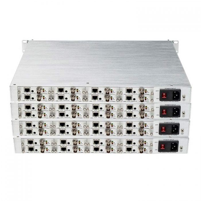 8 Channel HEVC SDI Video Encoder EC8 hardware support H.264 live streaming Push and pull