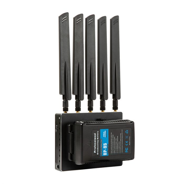 4G LTE Bonding Encoder for Live Streaming  RTMPE Facebook YouTube live streaming 4G bonded SDI HEVC codec - Image 3