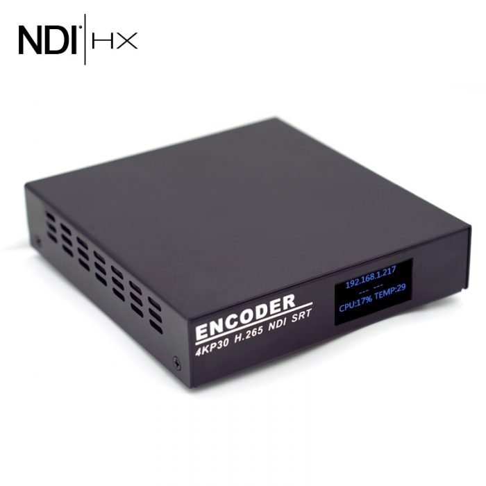 4K H265 ndi codec ENC2 support srt codec live streaming video converter function