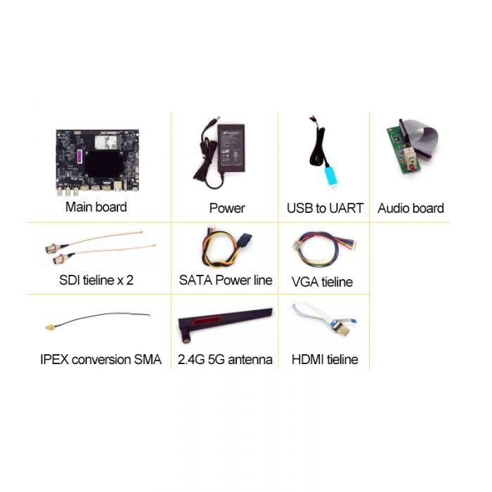 4 SDI srt codec development board is Hi3531DV100 4G module video encoder - Image 5