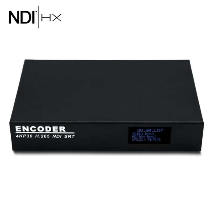 NDI HX encoder decoder for ENC1 Plus srt streaming 4K sdi encoder conversion live streams