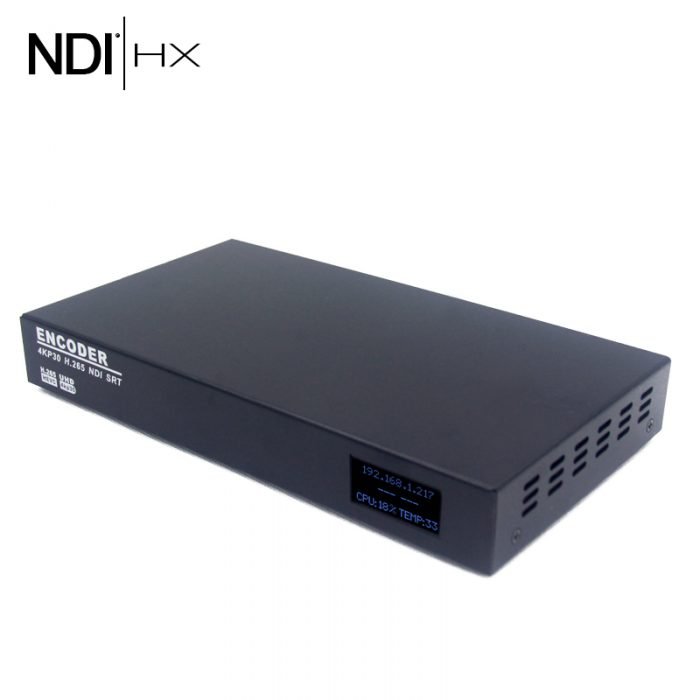 4K NDI encoder ENC5 5 Channel srt hardware encoder Live Transcoder integrates SRT protocol