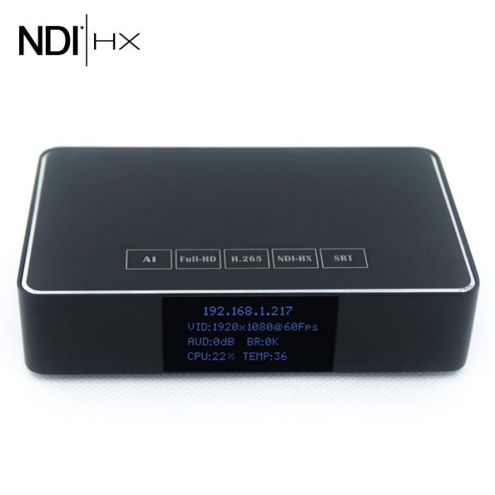 NDI video encoder and decoder for ENC1-V2  srt live video streams codec 1080P 60fps