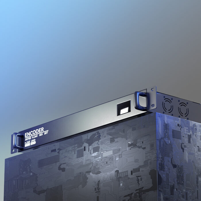 4K HEVC video codec ENC4 IPTV head 4 channel srt live stream server