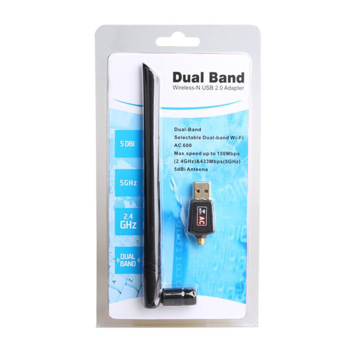USB Wireless Adapter 600Mbps Realtek RTL8811CU Chipset Mini Type Dual Band 11AC WiFi Dongle IEEE 802.11 a b g n ac for Laptop Desktop IPTV USB 3.0 Network Adapter Support Windows 10 Mac Linux - Image 6