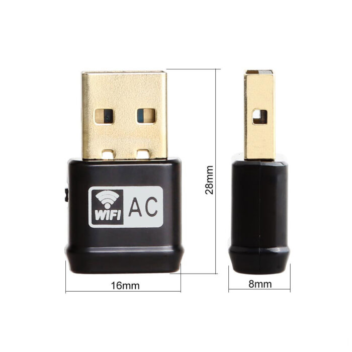 USB Wireless Adapter 600Mbps Realtek RTL8811CU Chipset Mini Type Dual Band 11AC WiFi Dongle IEEE 802.11 a b g n ac for Laptop Desktop IPTV USB 3.0 Network Adapter Support Windows 10 Mac Linux - Image 9
