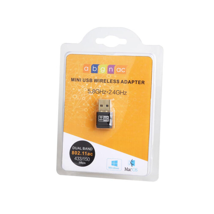 USB Wireless Adapter 600Mbps Realtek RTL8811CU Chipset Mini Type Dual Band 11AC WiFi Dongle IEEE 802.11 a b g n ac for Laptop Desktop IPTV USB 3.0 Network Adapter Support Windows 10 Mac Linux - Image 10