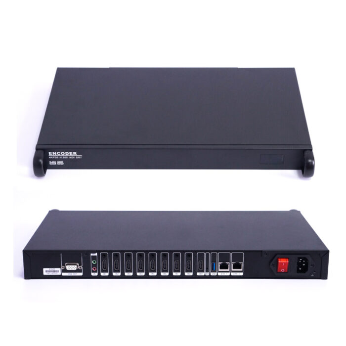 Multichannel SRT encoder of ENC8 supports HDMI NDI encoder live streaming protocol  IPTV head