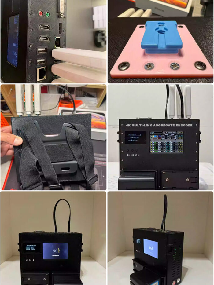 5G 4G bonding encoder network aggregation live broadcast push stream live video return network status monitoring outdoor live conference lecture - Image 3