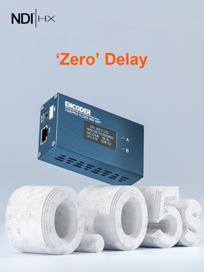 NDI HX HEVC codec for ENC1 1080P 60fps srt live video streaming encoder - Image 4