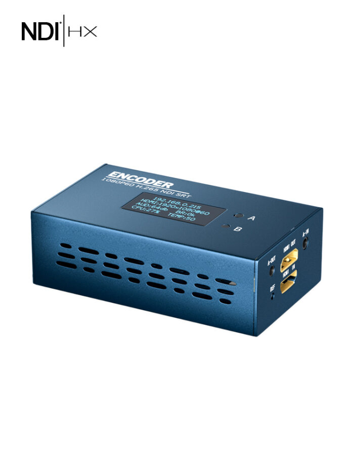 NDI HX HEVC codec for ENC1 1080P 60fps srt live video streaming encoder - Image 2