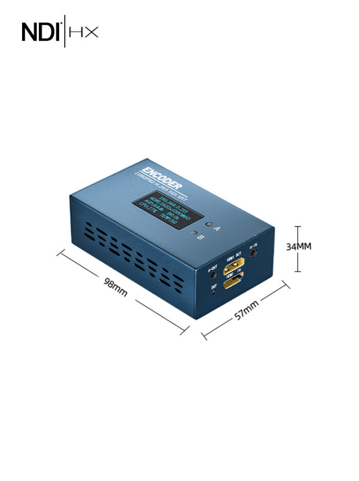 NDI HX HEVC codec for ENC1 1080P 60fps srt live video streaming encoder - Image 6