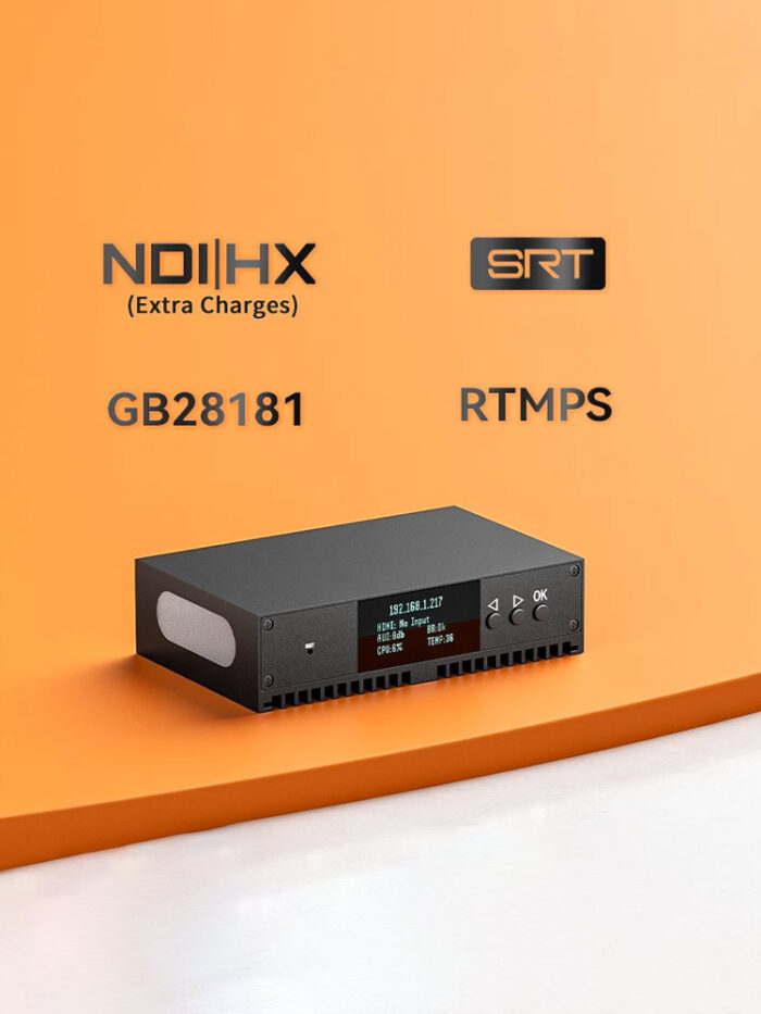 4K 60fps hdmi video codec Encoding decoding and transcoding POE powered and with tally signal light - Image 4