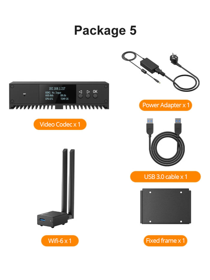 4K 60fps hdmi video codec Encoding decoding and transcoding POE powered and with tally signal light - Image 11