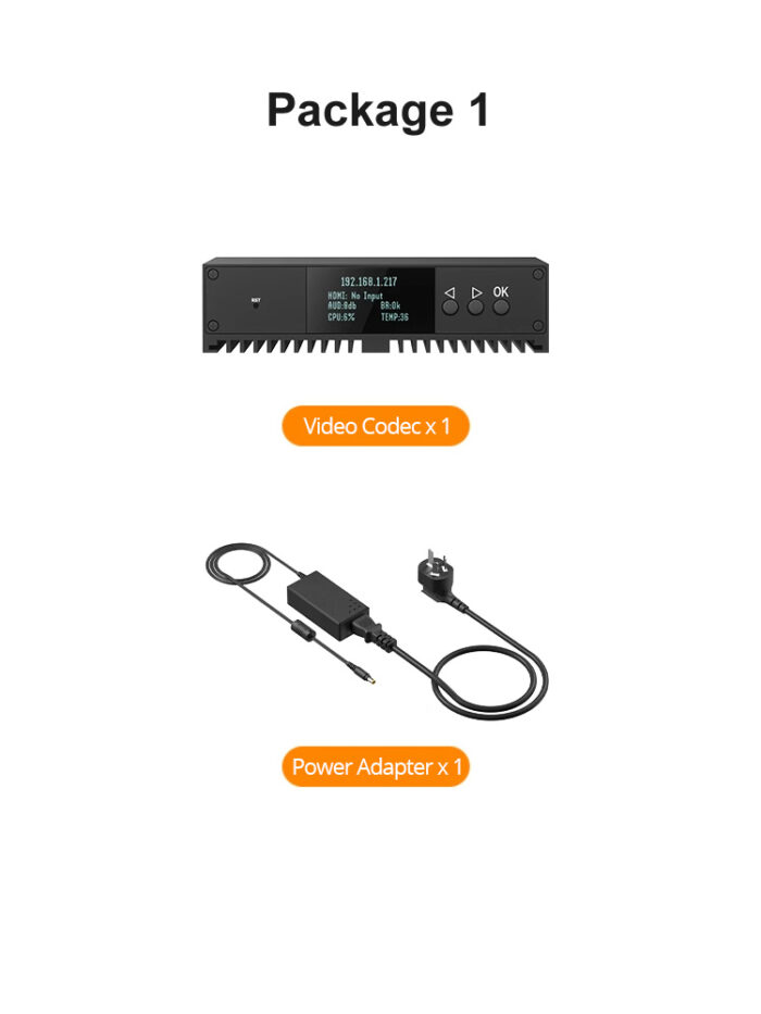 4K 60fps hdmi video codec Encoding decoding and transcoding POE powered and with tally signal light - Image 7