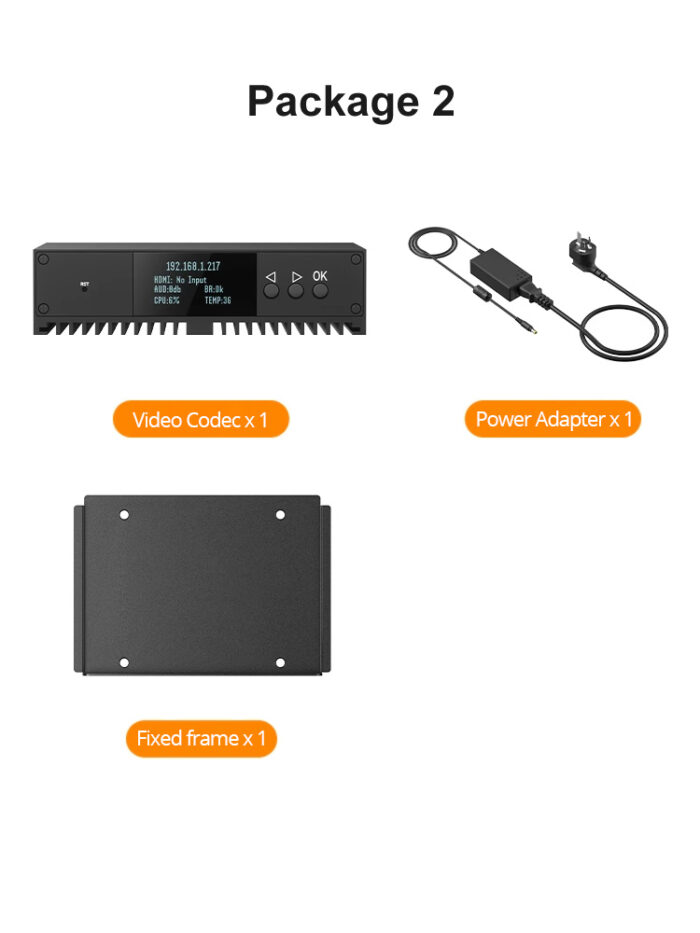 4K 60fps hdmi video codec Encoding decoding and transcoding POE powered and with tally signal light - Image 8