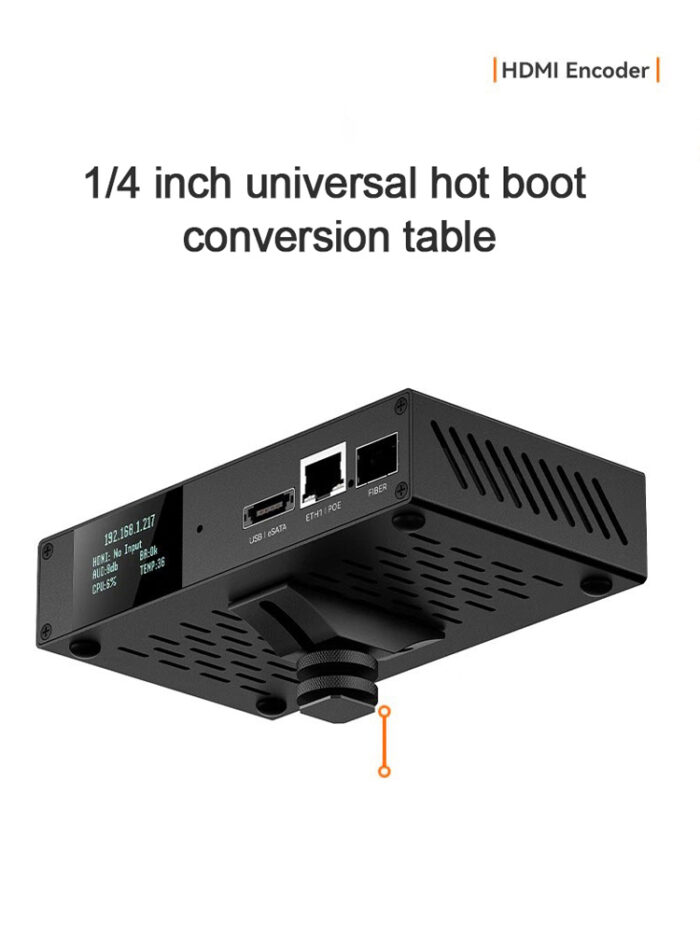 4K Hardware Video Encoder with POE & Fiber Ports – Professional H.265/H.264 Encoding, Ultra-Low Latency for Live Streaming & IP Surveillance Systems - Image 2
