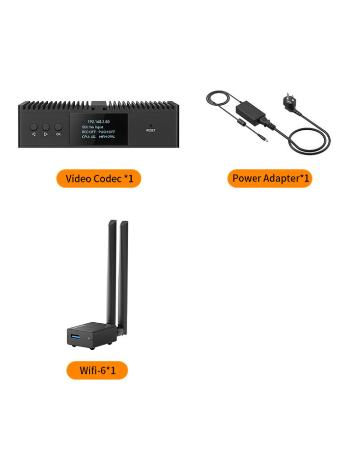 ENCS1Pro Broadcast 4K60fps 12G-SDI Codec Box | H.265 SRT Streaming - Image 8